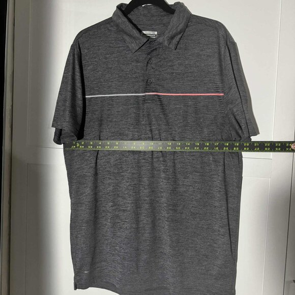 Layer 8 Performance Men's Polo Shirt Gray Medium - Picture 5 of 7